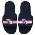 thumbnail image 1 of Men's ISlide Navy Cleveland Guardians Stripe Slide Sandals, 1 of 1