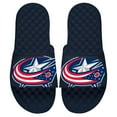 thumbnail image 1 of Men's ISlide Navy Columbus Blue Jackets Blown Up Logo Slide Sandals, 1 of 1
