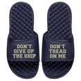 thumbnail image 1 of Men's ISlide Navy Navy Midshipmen Slogan Slide Sandals, 1 of 1