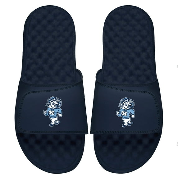 Men's ISlide Navy North Carolina Tar Heels Alternate Slide Sandals