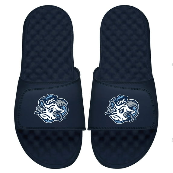 Men's ISlide Navy North Carolina Tar Heels Mascot Slide Sandals