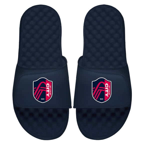Men's ISlide Navy St. Louis City SC Primary Logo Slide Sandals