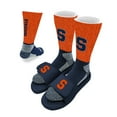 thumbnail image 1 of Men's ISlide Navy Syracuse Orange Primary Logo Sock & Slide Bundle, 1 of 1