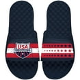 thumbnail image 1 of Men's ISlide  Navy USA Swimming Stars and Stripes Slide Sandals, 1 of 1