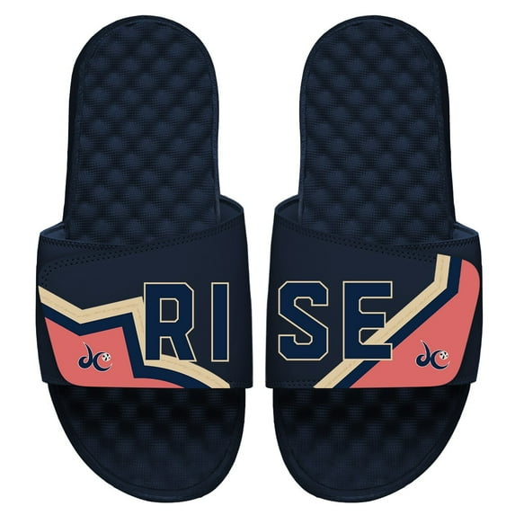 Men's ISlide Navy Washington Mystics Alternate Jersey Slide Sandals
