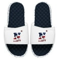 thumbnail image 1 of Men's ISlide Navy/White Navy Midshipmen Americana Slide Sandals, 1 of 1
