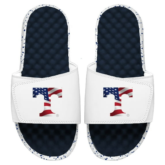 Men's ISlide Navy/White Tennessee Volunteers Americana Slide Sandals