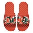 thumbnail image 1 of Men's ISlide Orange Miami Hurricanes High Energy Slide Sandals, 1 of 1