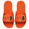 thumbnail image 1 of Men's ISlide Orange Miami Hurricanes Primary Logo Slide Sandal, 1 of 1