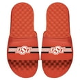 thumbnail image 1 of Men's ISlide Orange Oklahoma State Cowboys Stripes Slide Sandals, 1 of 1