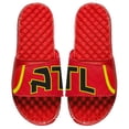 thumbnail image 1 of Men's ISlide Red Atlanta Hawks Statement Jersey Split Slide Sandals, 1 of 1