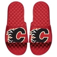 thumbnail image 1 of Men's ISlide Red Calgary Flames Blown Up Logo Slide Sandals, 1 of 1