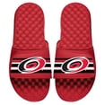 thumbnail image 1 of Men's ISlide Red Carolina Hurricanes Stripe Logo Slide Sandals, 1 of 1