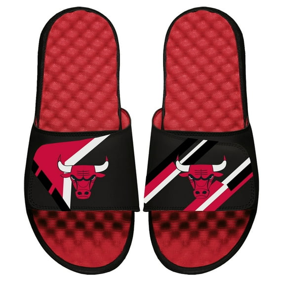 Men's ISlide Red Chicago Bulls Varsity Jacket Slide Sandals