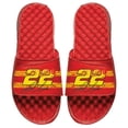 thumbnail image 1 of Men's ISlide Red Joey Logano NASCAR Driver Tire Marks Slide Sandals, 1 of 1