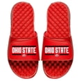 thumbnail image 1 of Men's ISlide Red Ohio State Buckeyes Football Bar Logo Slide Sandals, 1 of 1