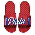 thumbnail image 1 of Men's ISlide Red Philadelphia 76ers Statement Slide Sandals, 1 of 1