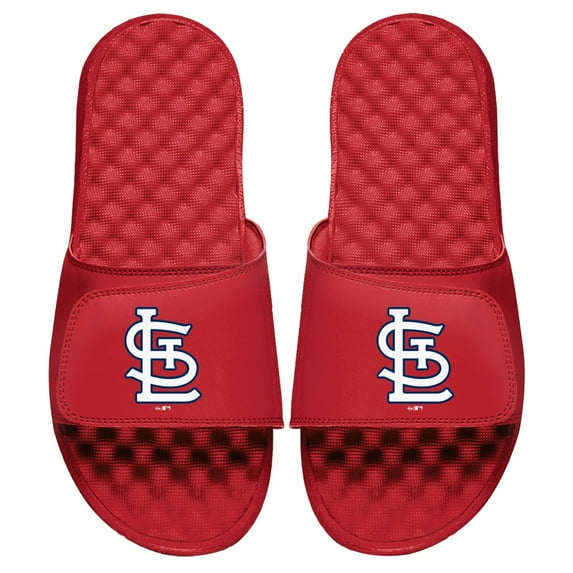 Men's ISlide Red St. Louis Cardinals Alternate Logo Slide Sandals