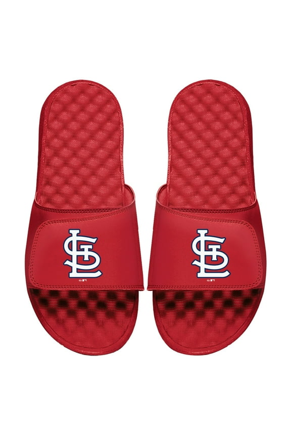 Men's ISlide Red St. Louis Cardinals Alternate Logo Slide Sandals