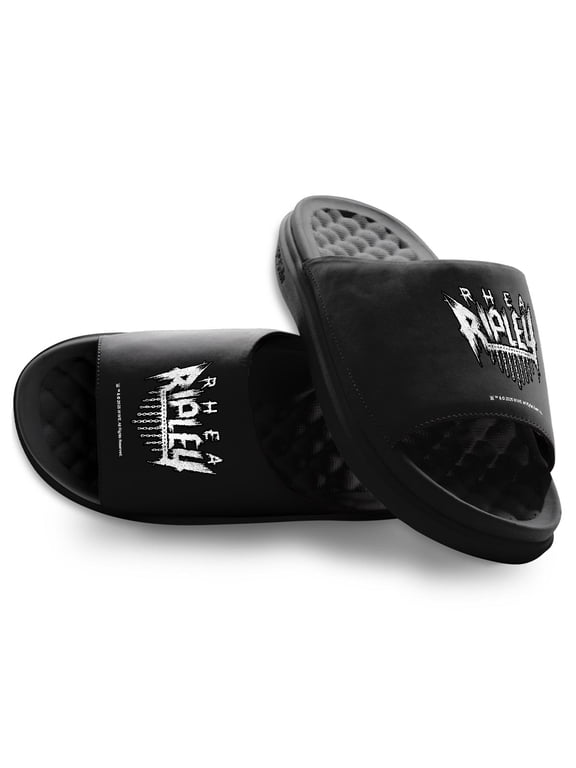 Men's ISlide Rhea Ripley Chain Word Motive Slide Sandals