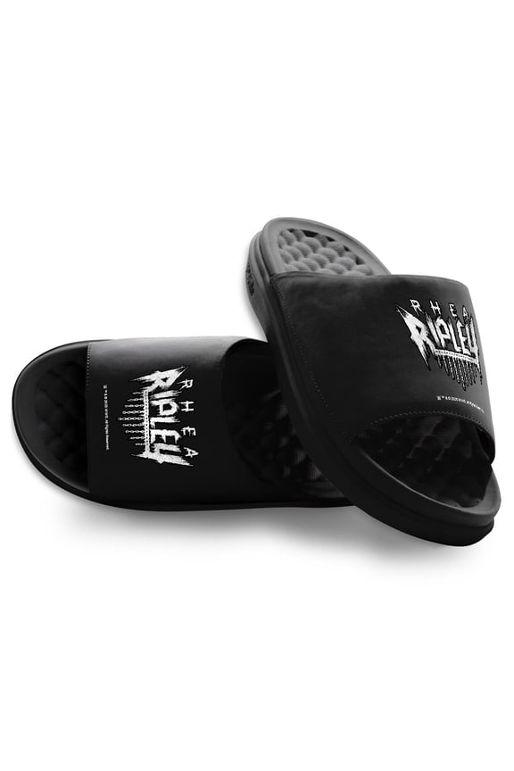 Men's ISlide Rhea Ripley Chain Word Motive Slide Sandals
