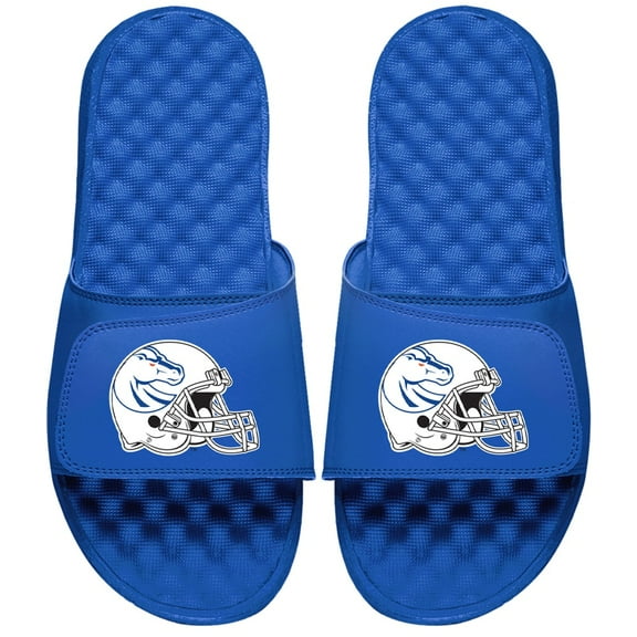 Men's ISlide Royal Boise State Broncos Logo Slide Sandals