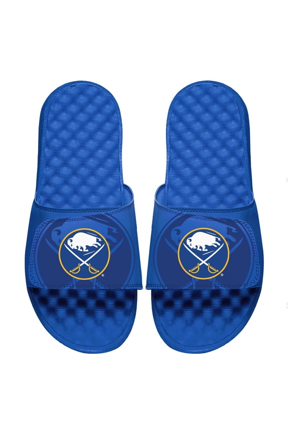 Men's ISlide Royal Buffalo Sabres OT Primary Logo Slide Sandals