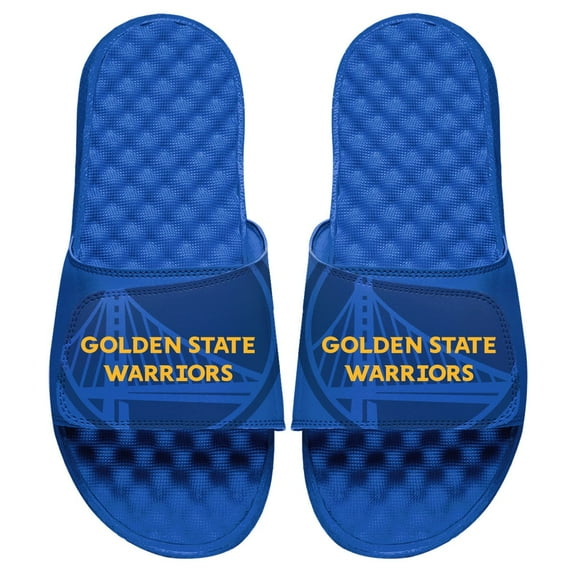 Men's ISlide Royal Golden State Warriors Tonal Pop Slide Sandals