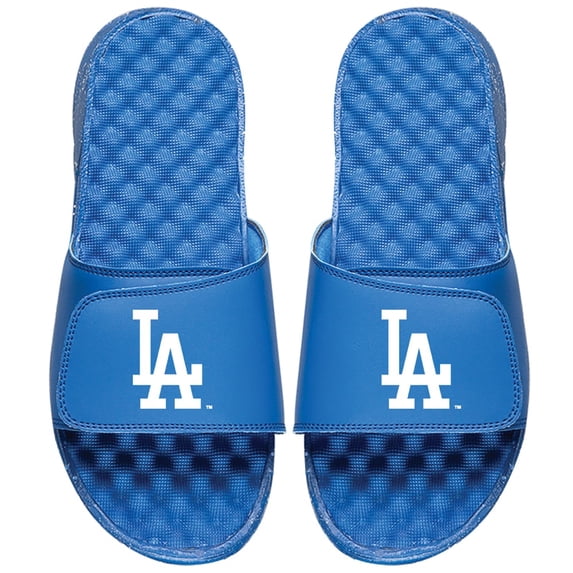 Men's ISlide Royal Los Angeles Dodgers Alternate Logo Slide Sandals