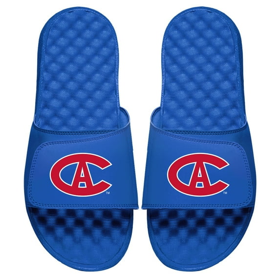 Men's ISlide Royal Montreal Canadiens Vintage Logo Slide Sandals