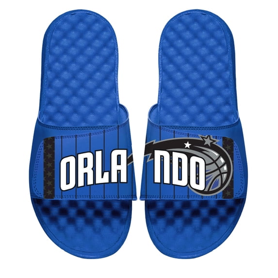 Men's ISlide Royal Orlando Magic Statement Slide Sandals
