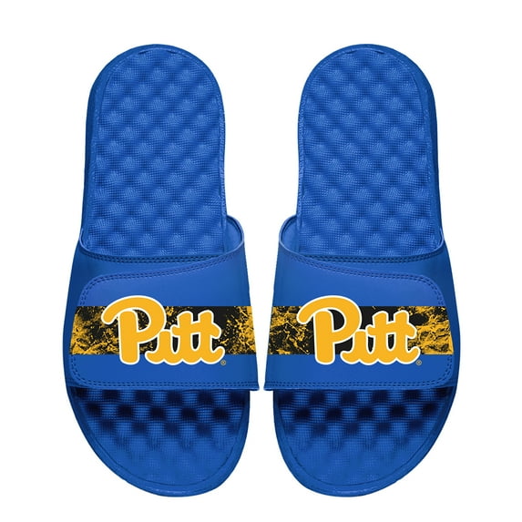 Men's ISlide Royal Pitt Panthers Distressed Slide Sandals