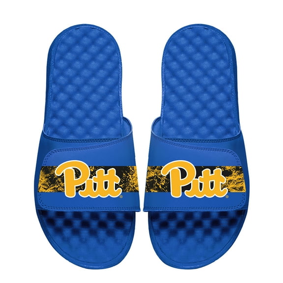 Men's ISlide Royal Pitt Panthers Distressed Slide Sandals