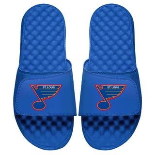 St Louis Blues NHL Mens Memory Foam Slide Slippers