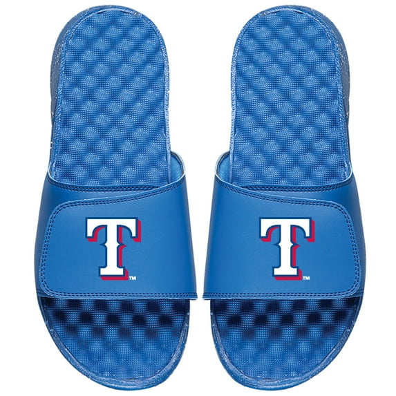 Men's ISlide Royal Texas Rangers Alternate Logo Slide Sandals