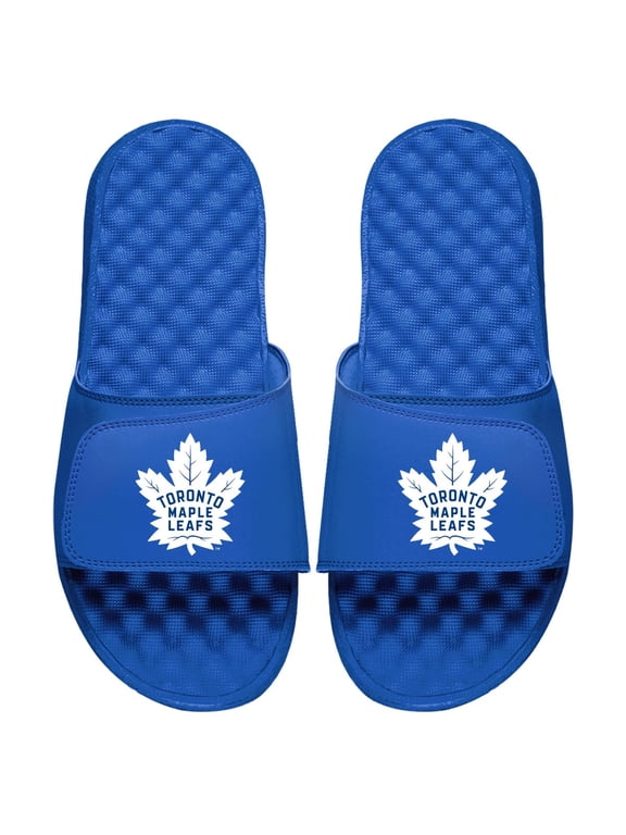 Men's ISlide Royal Toronto Maple Leafs Primary Logo Slide Sandals