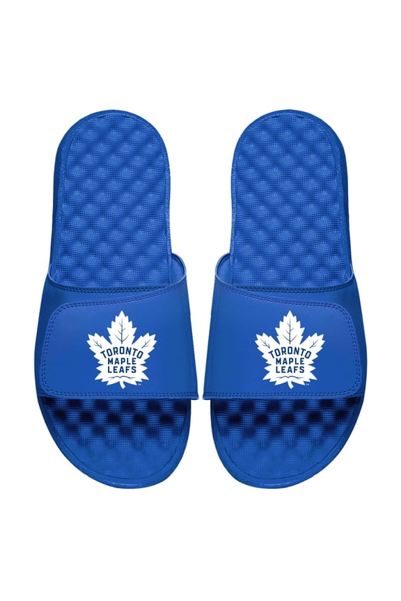 Men's ISlide Royal Toronto Maple Leafs Primary Logo Slide Sandals