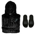 thumbnail image 1 of Men's ISlide San Antonio Spurs Dad Robe & Slide Sandals Bundle, 1 of 1