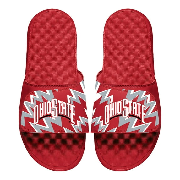Men's ISlide Scarlet Ohio State Buckeyes High Energy Slide Sandals