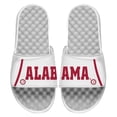 thumbnail image 1 of Men's ISlide  White Alabama Crimson Tide Basketball Jersey Pack Slide Sandals, 1 of 1