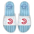 thumbnail image 1 of Men's ISlide  White Atlanta Hawks Ice Gel Slide Sandals, 1 of 1