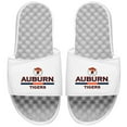 thumbnail image 1 of Men's ISlide White Auburn Tigers Split Bar Slide Sandals, 1 of 1