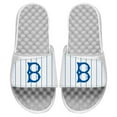 thumbnail image 1 of Men's ISlide White Brooklyn Dodgers Cooperstown Logo Slide Sandals, 1 of 1