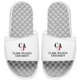 thumbnail image 1 of Men's ISlide White Clark Atlanta Panthers CAU Logo Slide Sandal, 1 of 1