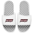 thumbnail image 1 of Men's ISlide White Clark Atlanta Panthers Logo Slide Sandals, 1 of 1