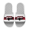 thumbnail image 1 of Men's ISlide White Clark Atlanta University Panthers Distressed Slide Sandals, 1 of 1