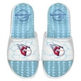 thumbnail image 1 of Men's ISlide  White Cleveland Guardians Ice Gel Slide Sandals, 1 of 1