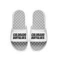 thumbnail image 1 of Men's ISlide  White Colorado Buffaloes  Team Name Stack Slide Sandals, 1 of 1