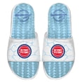 thumbnail image 1 of Men's ISlide  White Detroit Pistons Ice Gel Slide Sandals, 1 of 1
