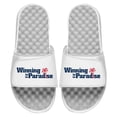 thumbnail image 1 of Men's ISlide White Florida Atlantic Owls Winning In Paradise Slide Sandals, 1 of 1